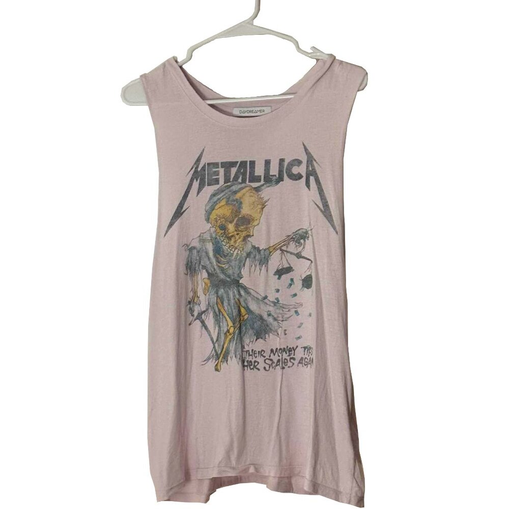 DAYDREAMER LA Purple Metallica Muscle Tee